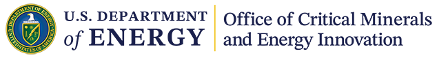 U.S. Department of Energy | Office of Critical Minerals and Energy Innovation