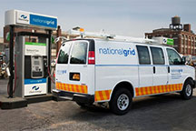 photo of a CNG refueling station