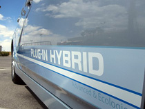 photo of a plug-in hybrid vehicle